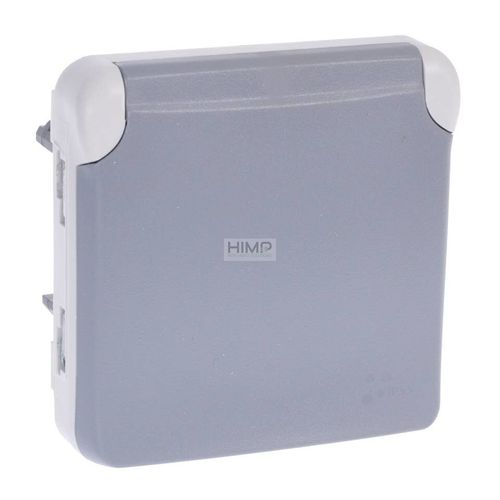 PLEXO55 Gniazdo pojedyncze 2P+Z do ramki SZARE Legrand 069552 na Arena.pl