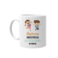 Najlepsza nauczycielka przedszkola - kubek na prezent dla nauczycielki