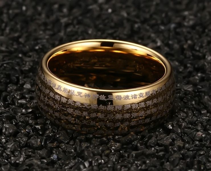 OBRĄCZKA PIERŚCIEŃ z Wolframu WOLFRING EU19 US09 zdjęcie 8