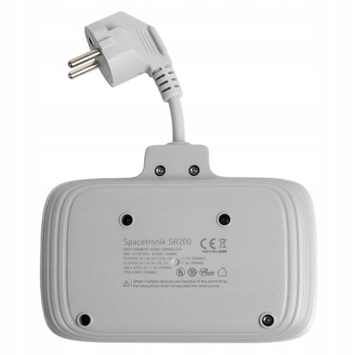 Listwa Zasilająca Przedłużacz Krótki Złodziejka z Ładowarką 4x USB PD 2500W na Arena.pl