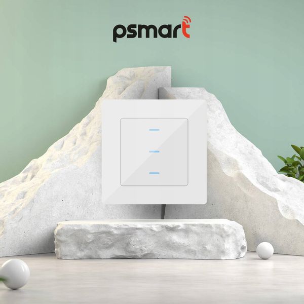 Przełącznik Włącznik 3 obwód ZigBee TUYA Przycisk PSMART Biały Szkło zdjęcie 7