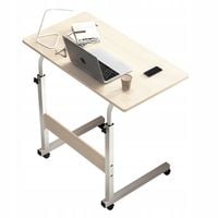 MOBILNE przyłóżkowe biurko STOLIK do kanapy pod laptopa wózek NA KÓŁKACH