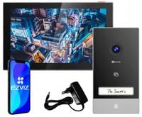 Wideodomofon WiFi EZVIZ HP7 + Monitor dotykowy WiFi SD7 Aplikacja EZVIZ