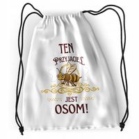 Plecak Dla Przyjaciela Sportowy Szkolny Worek Z Nadrukiem Ze Zdjęciem