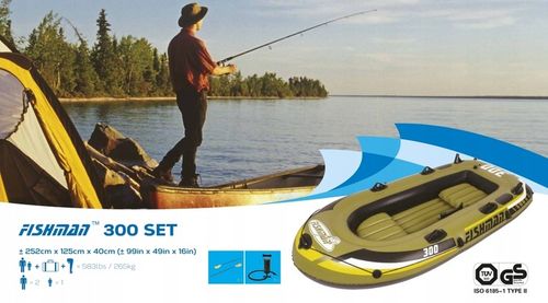 Łódź Ponton Rybacki Wędkarski Fishman - dla 3 osób na Arena.pl