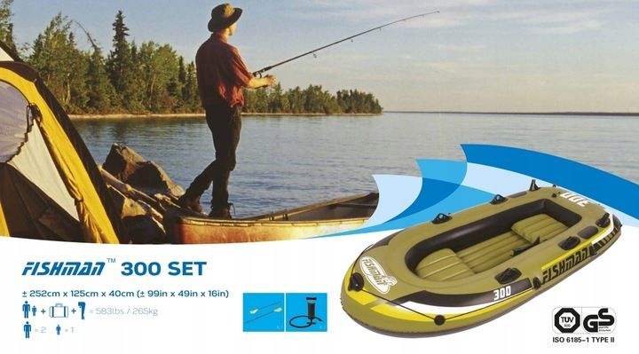 Łódź Ponton Rybacki Wędkarski Fishman - dla 3 osób zdjęcie 7