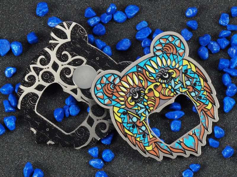 OTWIERACZ STALOWY DO BUTELEK NAPOJÓW KAPSLI MIŚ zdjęcie 4