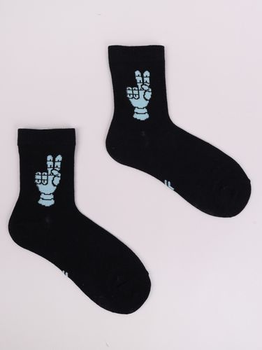 Skarpety chłopięce długie bawełniane ze wzorem 3PAK 35-38 YOCLUB na Arena.pl