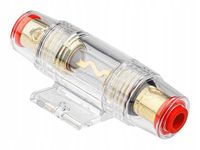 Oprawa bezpiecznika szklanego AGU do 80A na przewód 10-21 mm