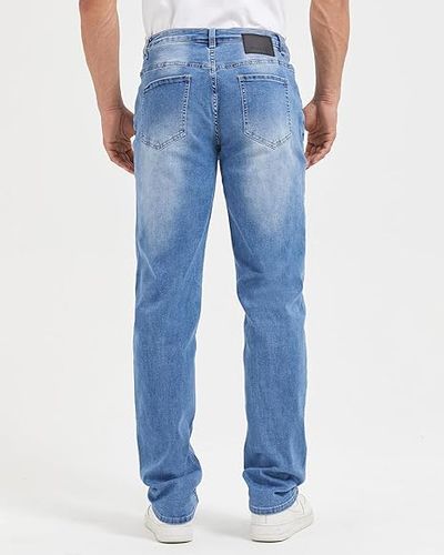 Spodnie Męskie Jeansy Slim Fit Granatowe Bawełniane Elastyczne Rozmiar 34 na Arena.pl