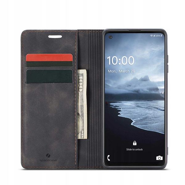 Spacecase Wallet Galaxy A21S Black zdjęcie 14