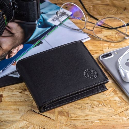 BETLEWSKI Portfel męski skórzany z przegródkami miejsce na zdjęcie na Arena.pl