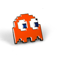 Ghost | 2 cm | Metal | Przypinka | Pac-Man