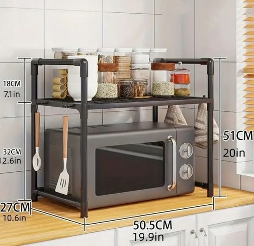 ORGANIZER KUCHENNY NAD MIKROFALÓWKĘ OPIEKACZ REGAŁ PÓŁKA PRZYPRAWY na Arena.pl
