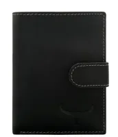 pionowy portfel czarny buffalo wild