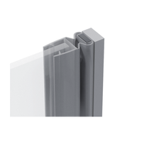 Ortigo zestaw do zabudowy wnęki, transparentny