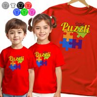 KOSZULKA DZIECIĘCA - NA DZIEŃ PUZZLI DNI SZKOLNE PUZZLE - 158 XL