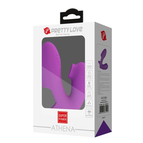 Pretty Love - Super Finger Athena Purple, 7 Vibration Functions 7 Tapping na Arena.pl