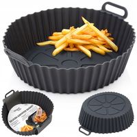 Wkład SILIKONOWY do frytkownicy AIR FRYER beztłuszczowej forma do pieczenia
