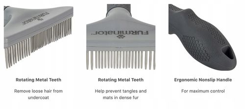 FURminator Szeroki grzebień do gęstej sierści na Arena.pl