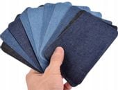 Duży zestaw 10 szt łatki jeans spodnie TERMO ŁATA  F122_B