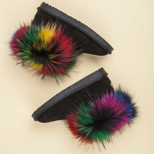 SKÓRZANE MUKLUKI MULTICOLOR Rozmiar - 36 na Arena.pl