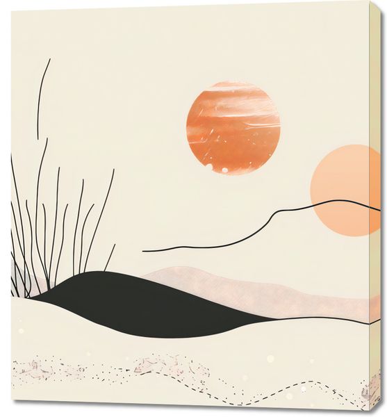 Obraz 90x100cm Miękkie Wzgórze zdjęcie 1