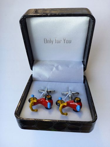 Spinki do mankiet koszuli Motor Motocykl Cross na Arena.pl