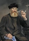 Plakat 50x70cm The Smoker,  Edouard Manet Vintage do Salonu