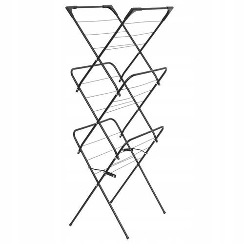 3 POZIOMOWA STOJĄCA SUSZARKA PIONOWA NA PRANIE DO UBRAŃ SKŁADANA WYSOKA na Arena.pl