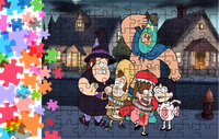 Puzzle tradycyjne Wodogrzmoty - Gravity Falls
