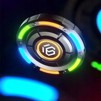Ekskluzywny metalowy Spinner Fidget LED podświetlany zabawka antystresowa