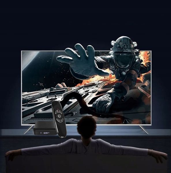 ANDROID BOX SMART TV ODTWARZACZ HDMI 4K WIFI USB PILOT PRZYSTAWKA BLUETOOTH zdjęcie 3