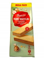 Wafle Bonitki maxi wafelki 450g Orzechowe