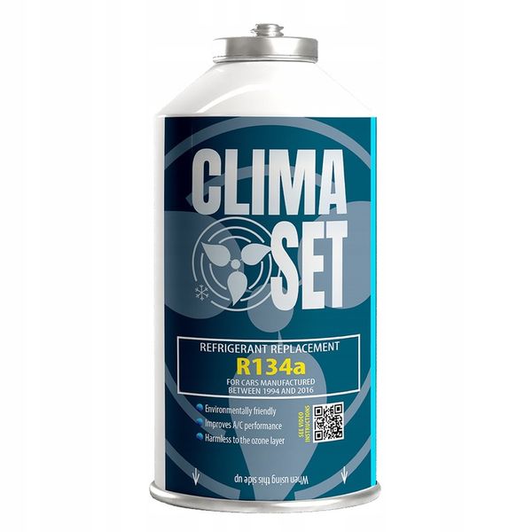 ClimaSet 3w1 R134a + gaz R134a do nabijania klimatyzacji z przewodem 800g zdjęcie 3