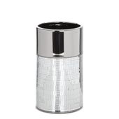 Nowoczesny wazon ceramiczny MIRONA 14X14X25 srebrny