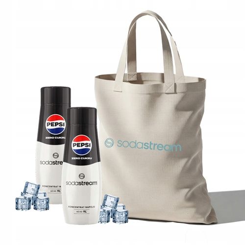 Zestaw Syrop do wody SodaStream Pepsi Zero Cukru 2x440ml + Torba GRATIS na Arena.pl