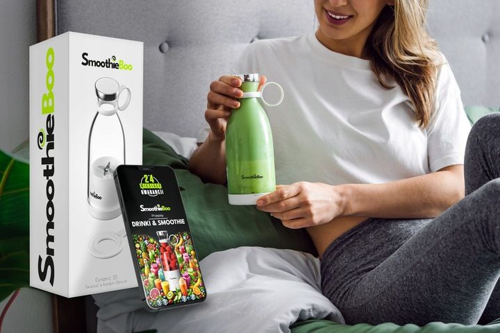 Ręczny Blender Stojący SmoothieBoo - Bezprzewodowy USB zdjęcie 7