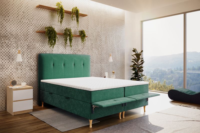 Skandynawskie łóżko RIO 160 X 200 zdjęcie 9