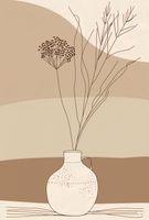 Plakat 67,5x100cm Kojący Wazon