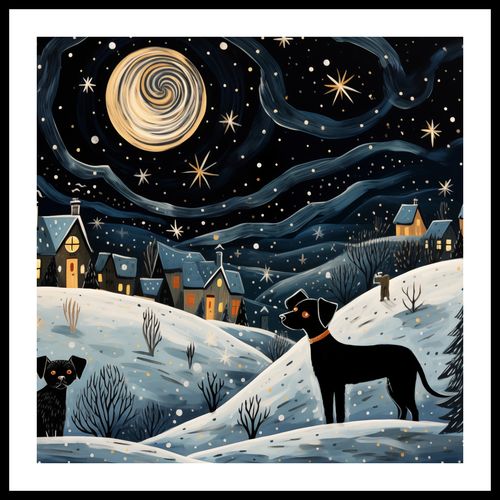 Plakat 70x70cm Nocny Psi Patrol na Arena.pl