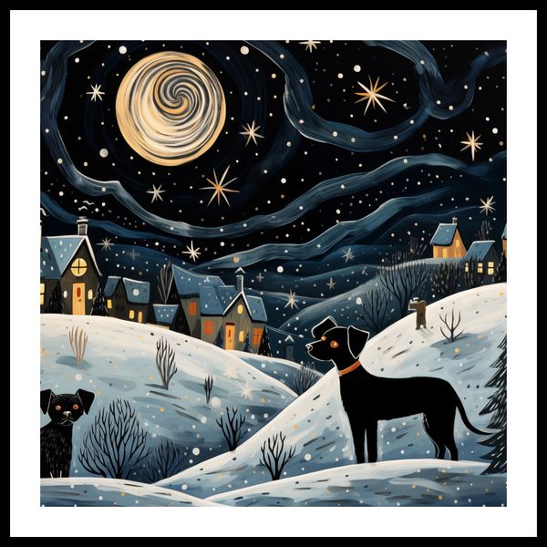 Plakat 70x70cm Nocny Psi Patrol zdjęcie 3