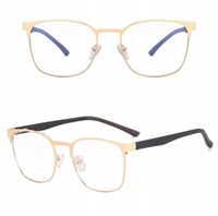 SOLIDNE Okulary Zerówki do KOMPUTERA Blue Light UV oprawki pod korekcję OCH