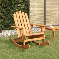 Fotel bujany Adirondack, lite drewno akacjowe