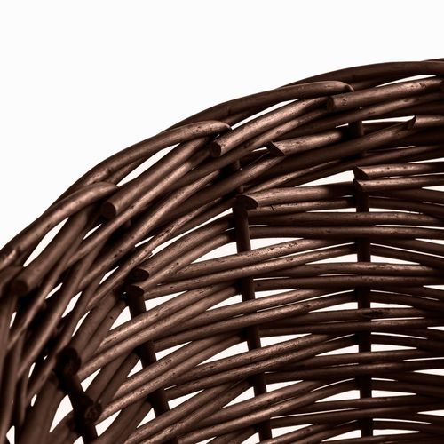 OSŁONA WIKLINOWA NA STOJAK POD CHOINKĘ 50 cm OSŁONKA KOSZ STOJAKA BRĄZOWY na Arena.pl