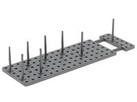 WKŁAD DO SZUFLADY NA GARNKI PRZYKRYWKI POJEMNIKI ORGANIZER ROZSUWANY STOJAK