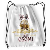 Plecak Dla Łucji Sportowy Szkolny Worek Torba Z Nadrukiem Ze Zdjęciem
