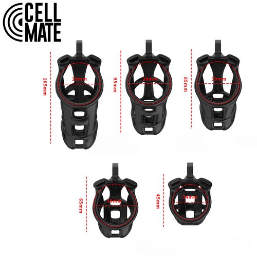 pas cnoty guardian chastity cage black size 3 cellmate na Arena.pl