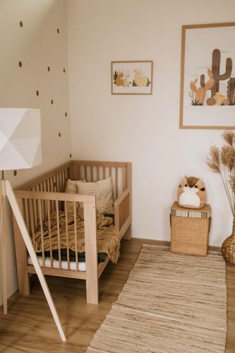 KLUPŚ Łóżeczko OLIVIA buk 120x60 na Arena.pl