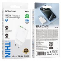 2 x CIENKA Ładowarka sieciowa SLIM zasilacz USB-A+USB-C QC3.0 3A PD 30W PŁA